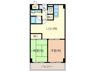 城南マンションⅡの物件間取画像